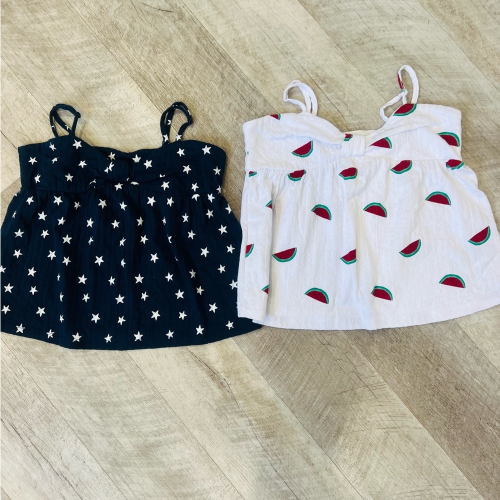 Kids' Star and Watermelon Print Tops